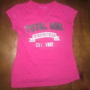 pink Short sleeve tee